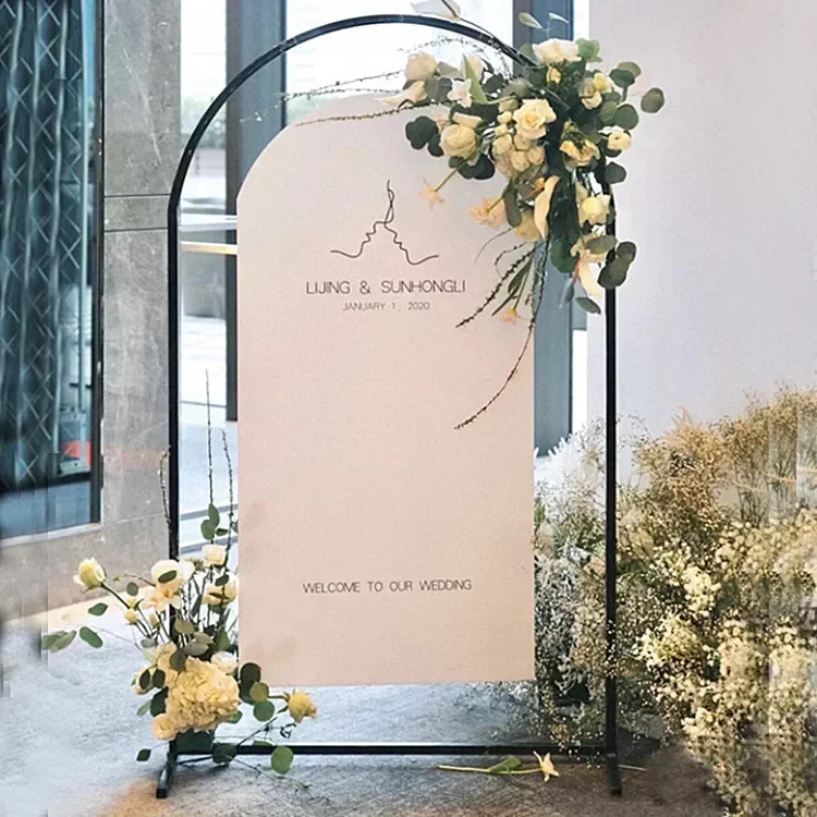 Metal Backdrop Stand Balloon Arch Frame Kit Graduation Birthday Party Wedding Decoration Baby Shower Supplies Backdrop Stand