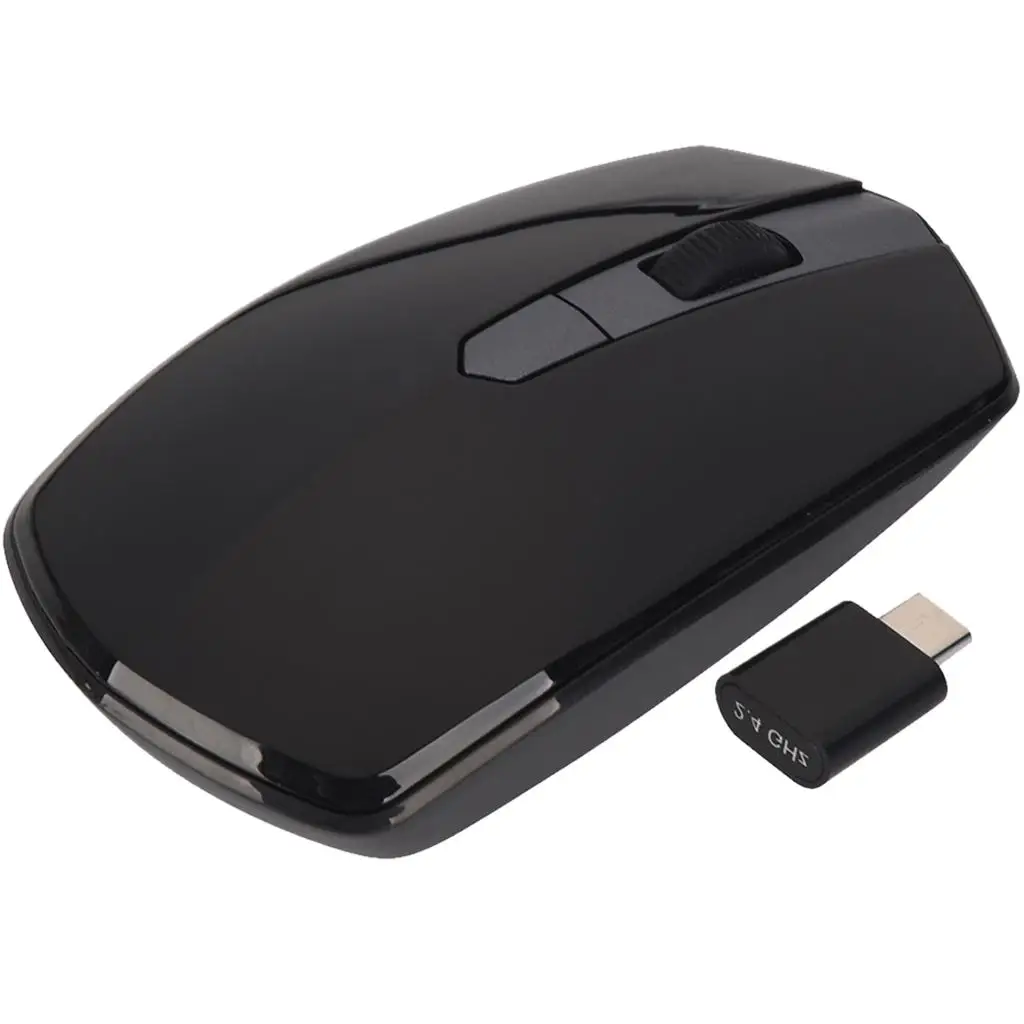 Gaming Mouse Rechargeable Silent Optical Mice with Receiver