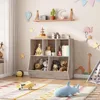 Children's Bookshelf, Toy Storage Cabinet, 35.4 "L Storage Cabinet, Suitable for Children's Rooms, Game Rooms, Kindergartens 2