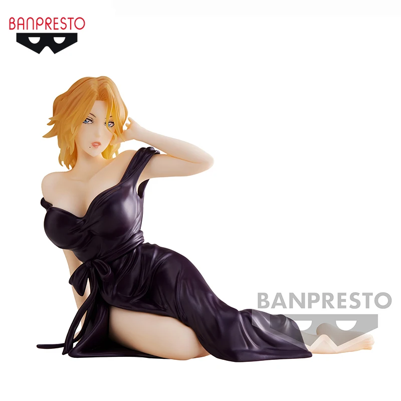 

In Stock Original BANPRESTO Relax Time Bleach Matsumoto Rangiku 12CM PVC Anime Figure Action Figures Model Toys