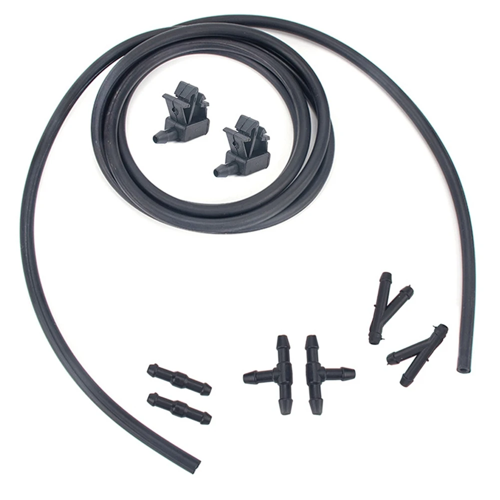 자동차 창문 앞 유리 와셔 스프레이 깍지 및 호스, 시트로엥 벨링고 및 푸조 파트너 B9 6438Z7 용 자동차 부품, 2 개