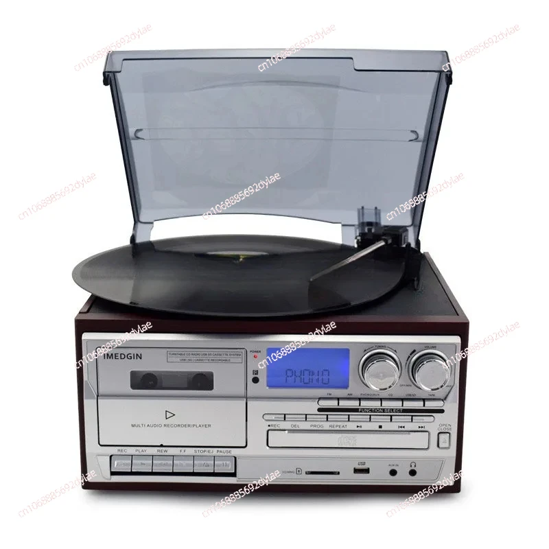 

Box Type Recording and Player USB SD FM Radio Vinyl Recorder and CD Player