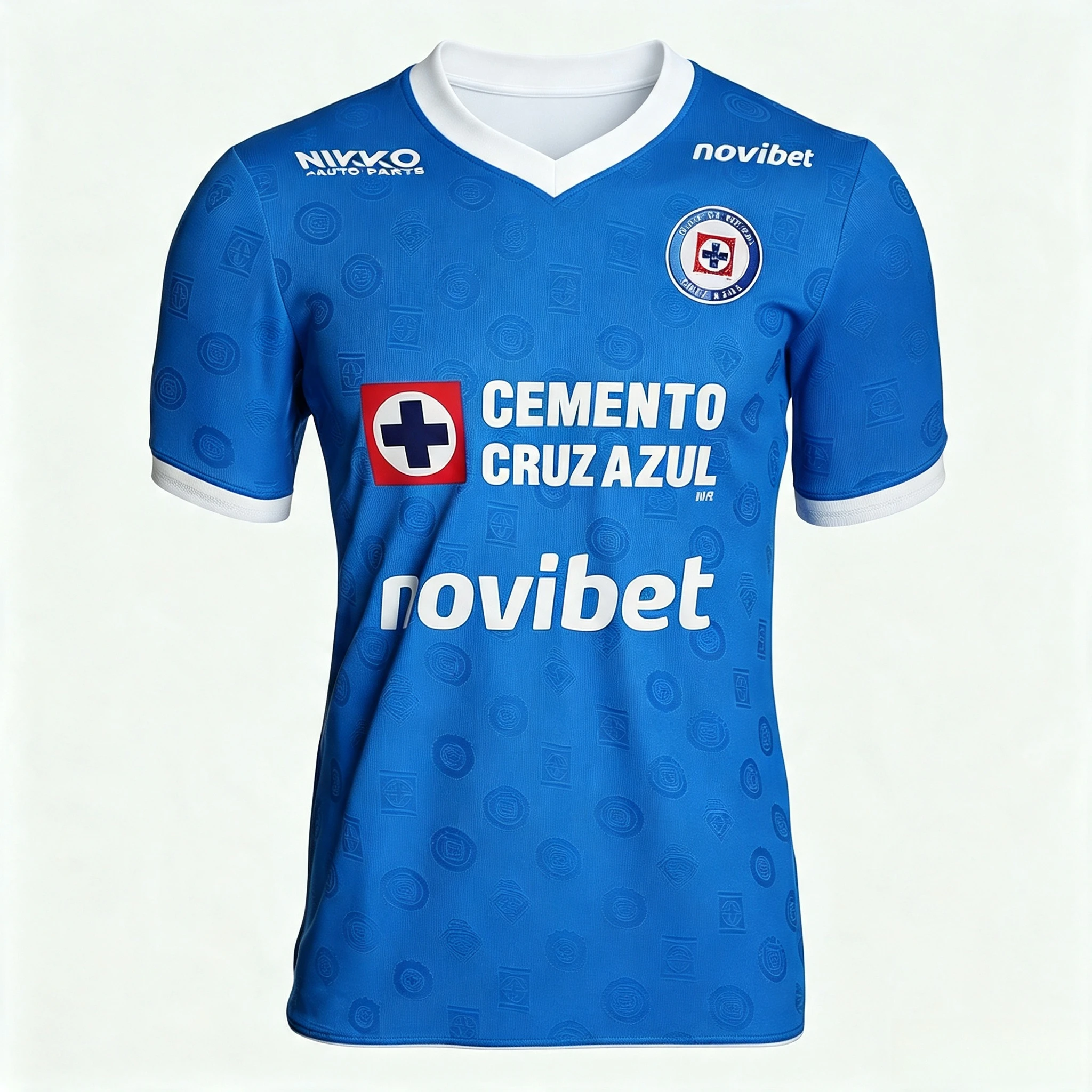 Saison 26-27 Cruz Azul Fußballtrikot, Herren Sommer Neu 3D-Druck Sport Fußball Atmungsaktive Schnelltrocknende Kleidung T-Shirt