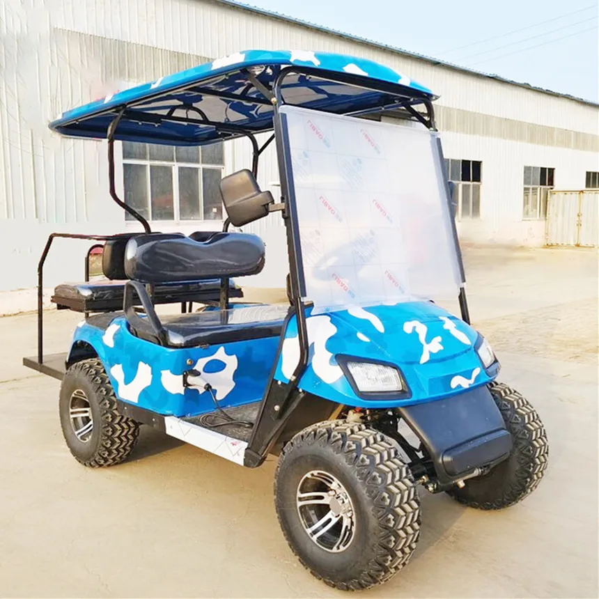 

Travel Club Electric Lift Golf Cart 48V Lithium Battery AC Motor Custom 6 Seater Golf Cart