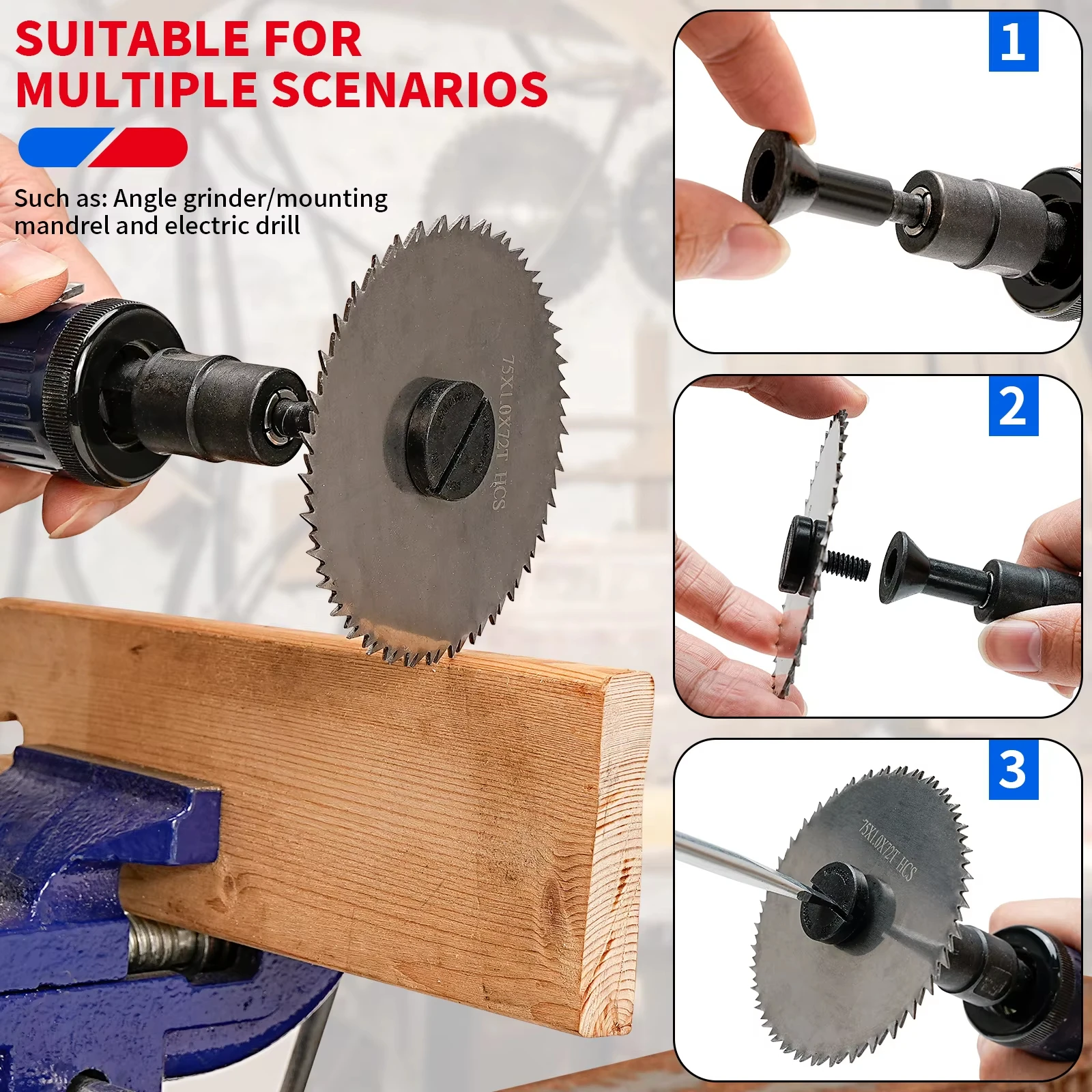 Saw Blades Rafford 75mm Carbide Circular Saw Blade 3 