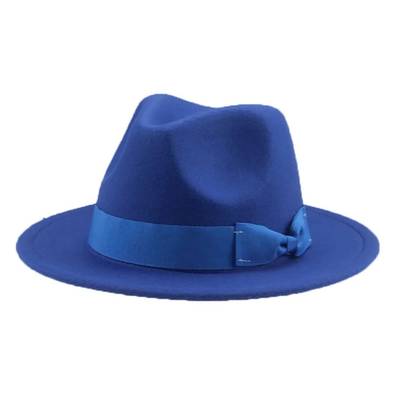 Chapeau Cowboy Fedora - Noir, Large Bord 8cm - Pour Homme/Femme - Style Western