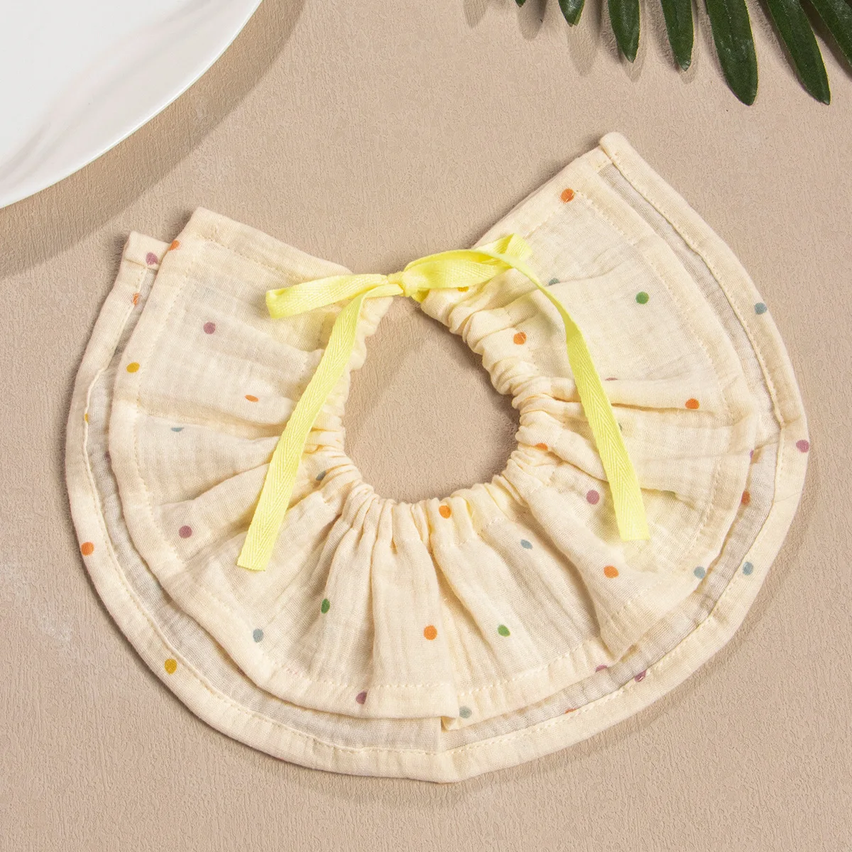 새로운 귀여운 Drawstring Bibs 면화 거즈 타액 수건 Burp Cloths Bandana Scarf for Boy Girl Soft Feeding Drool Bib