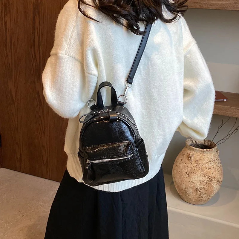 ミュージシャン the GazettE MINI LEATHER BACKPACK SILVER DHgate.com:Mini 18cm Genuine Leather Backpack for Women