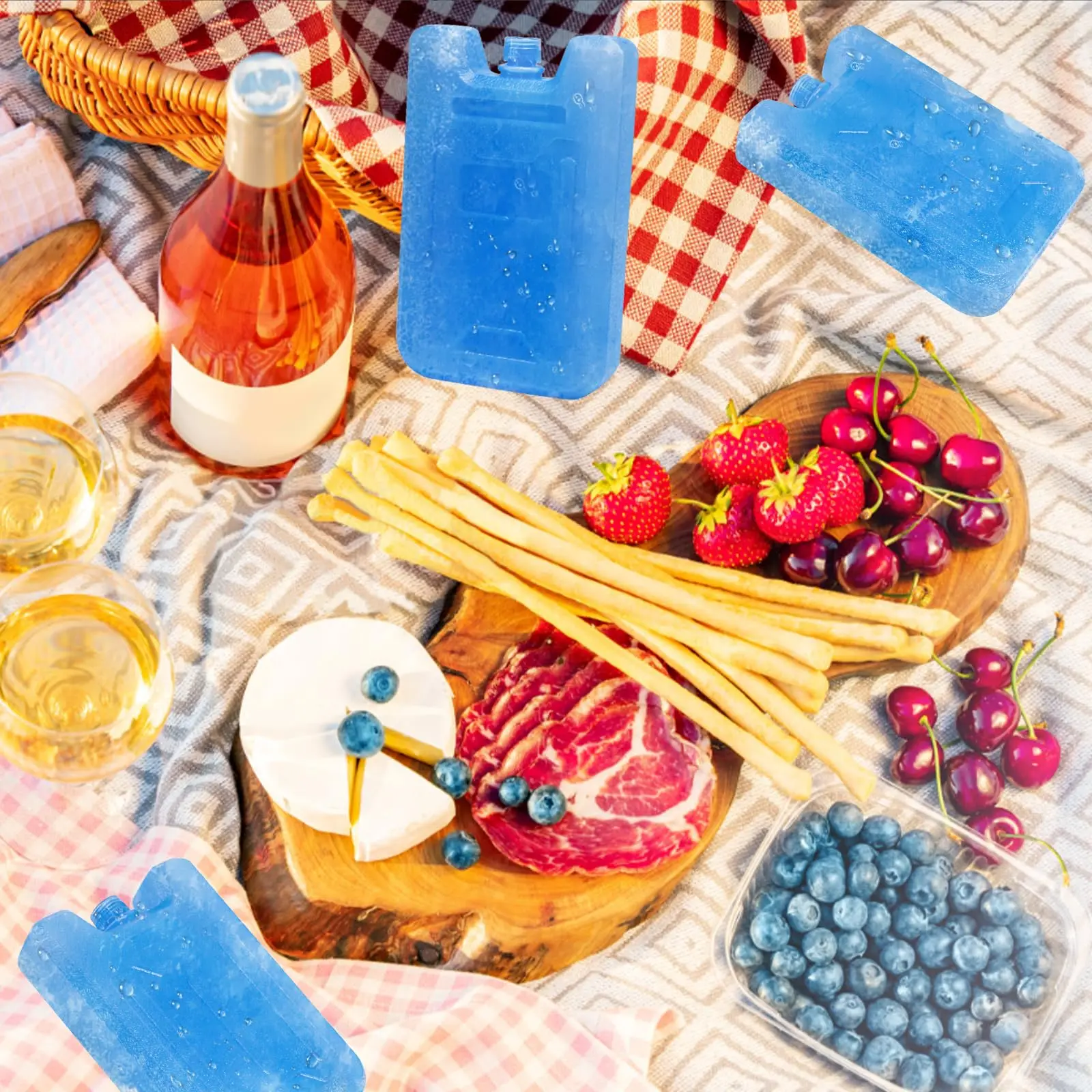 Description Picture 5 of itemAir Cooler Refrigeration Ice Box Leak-Proof Long-Lasting Frozen Box for Lunch Bags Fresh Food Home Kitchen And Bar Supplies