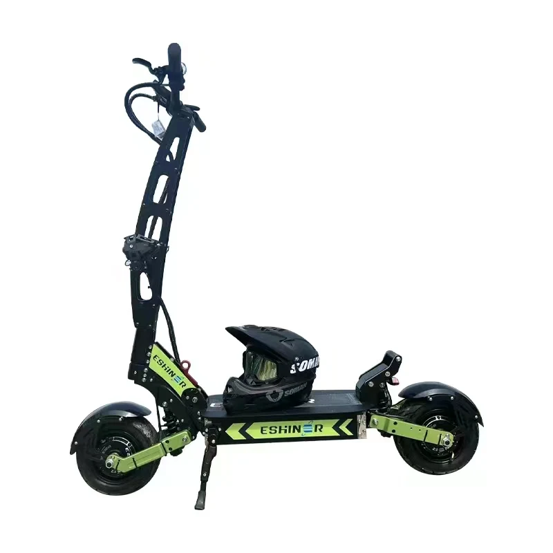 Hot Selling App Control EBS Brake Dual Motor 60V 6000W Fast Speed Electric Scooter with seat for adults