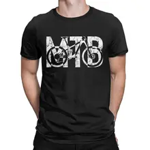 

Mountain Bike MTB Cycling Cyclist Mountain Biker Gift Idea Classic Men's shirt 100% Cotton 2022 Fashion T-Shirts Crew Neck Tees