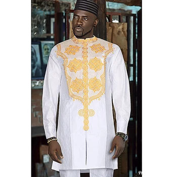 Mustapha Embroidered Dashiki Outfit