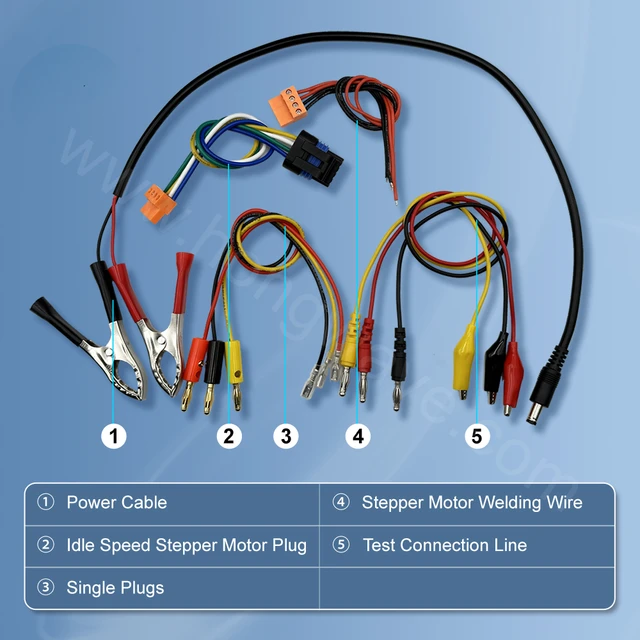 QDB 3A 2A Auto Ignition Coil Tester Car Idle Stepper Motor Solenoid Valve Injector Actuator Fault