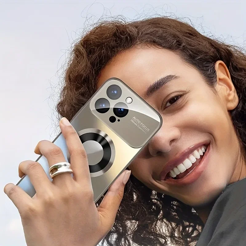 Fashion Large Window Matte Phone Case For iPhone 15 14 13 12 11 Pro Max 15 Plus Lens Protection Titanium Metallic Color PC Cover 1 S34e103331bea4d8ead878088acb3e23dR