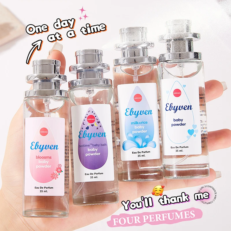 Baby Powder Tower Milk+Rice Perfume Spray,Floral Fruity Women Scent,Citrus/Musk/Sandalwood Vanilla/Oak/Vetiver Light Fragrance_voghion.com