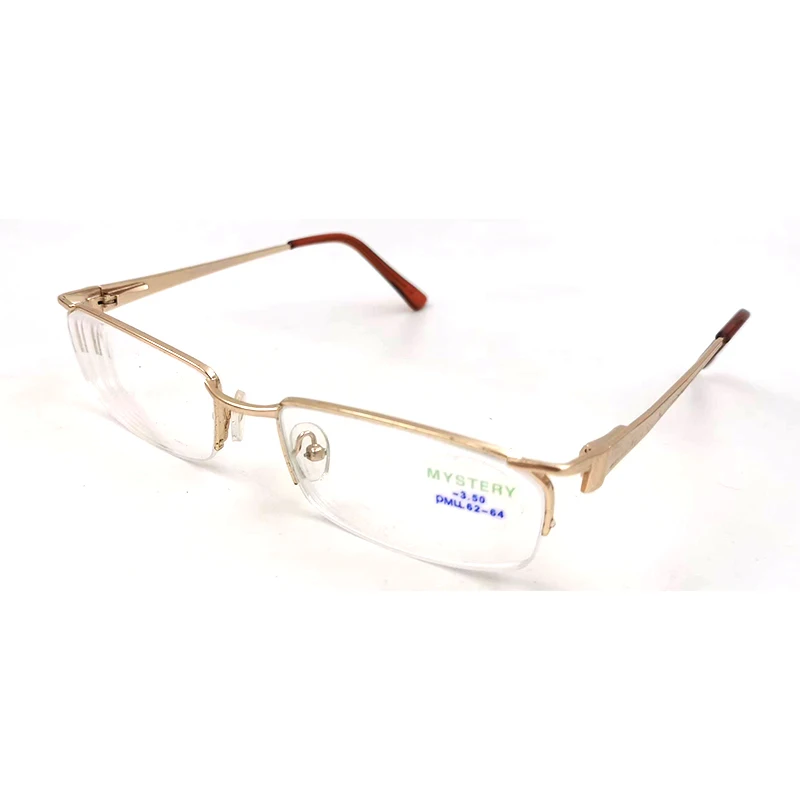 Titanium Alloy Metal Frame Nearsighted Glasses -3.00 Strength, Lightweight Distance Glasses For Myopia