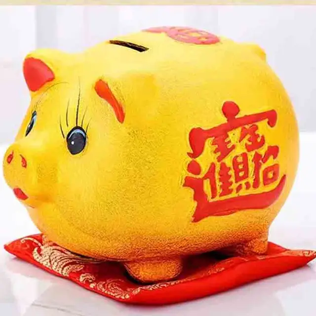 안전 돈 상자 카운터 돼지 저금통