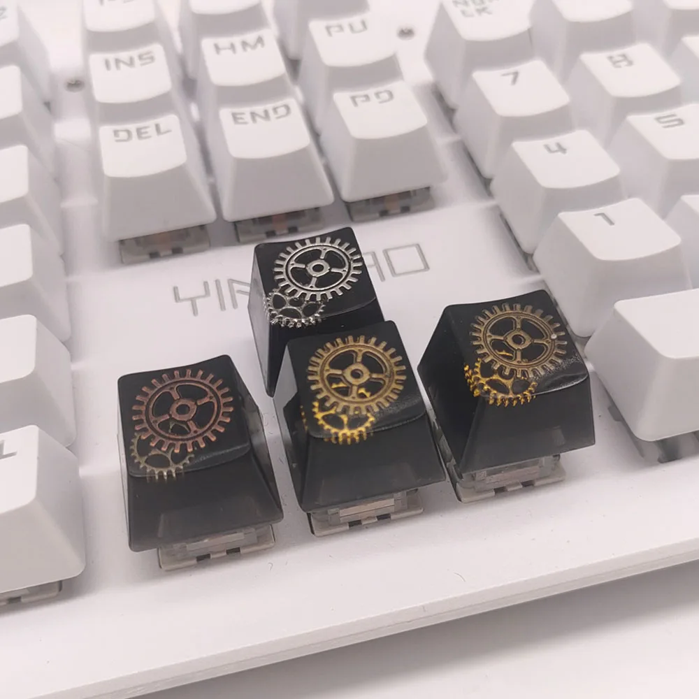 KeyCapsforMechanicalkeyboardsCrossAxisTransparentKeycapsDIY