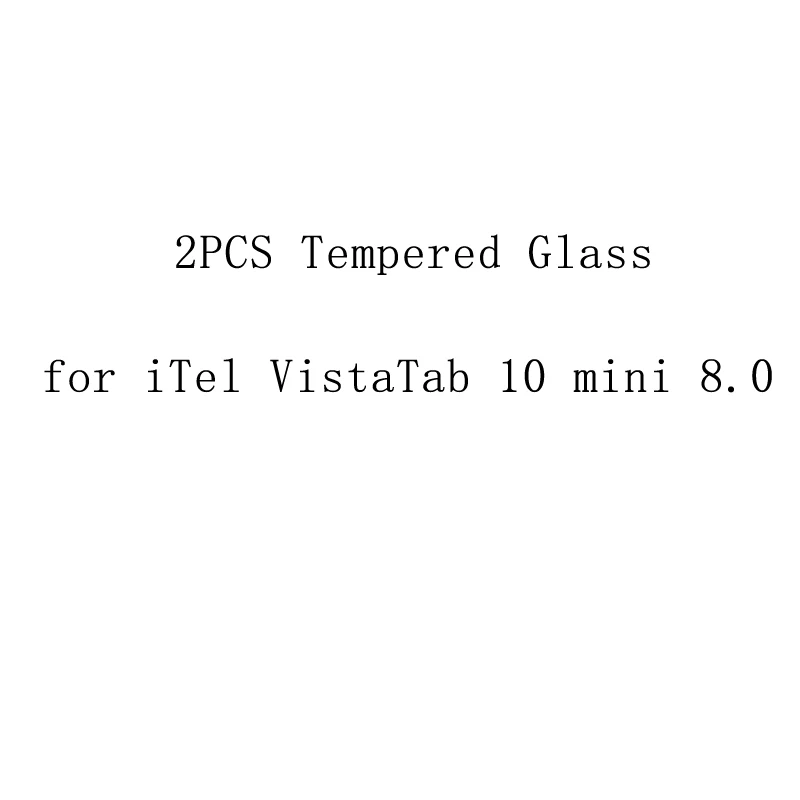 Premium Tempered Glass Screen Protector - 2 Pack, Crystal Clear HD