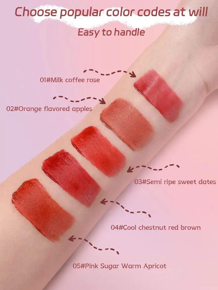 Pigment payoff swatches