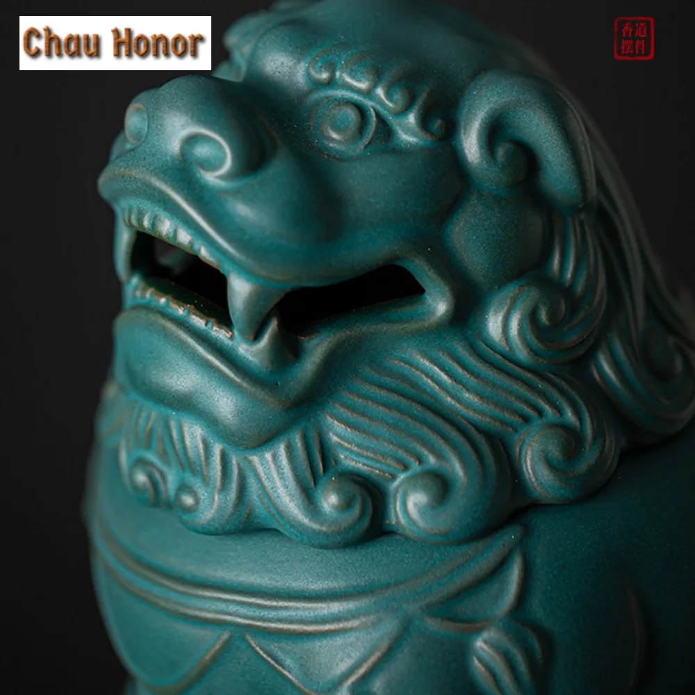 Retro Lion Dragon Path Incense Holder Elegant Incense Waterfall Household Scented Aromatic Candles Tableware Ornament Decoration