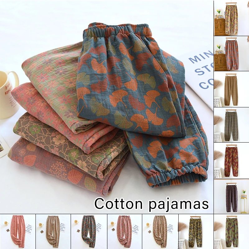 Рисунок 2 - Женские пижамные штаны из хлопка и крепа с принтом