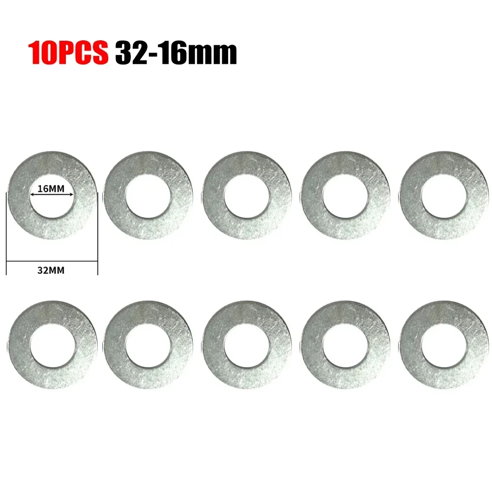 톱날 감소 링 와셔, 변환 링 커팅 디스크 조리개 개스킷, 내부 구멍 어댑터 링, 16mm, 20mm, 22/25mm, 4mm, 30mm, 32mm, 10 개