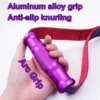 Heavy Duty Metal Gym Handles for  Cable Machine Attachment Resistance Bands Workout Two-color Double-layer Webbing Colorful Grip 3
