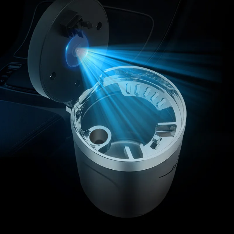 Car Ashtray Auto interior accessories multifunctional car ashtray LED For Land Rover Discovery X79 X99 Evoque Freelander SVR RANGE ROVER LR2