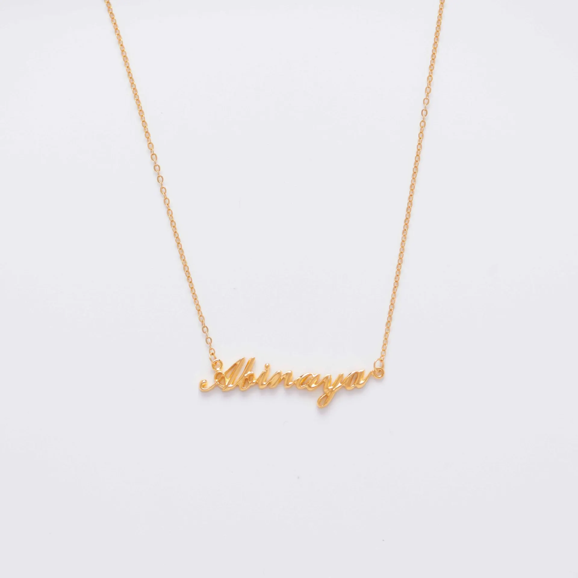 Luxury Personalize 925 Sterling Silver Clavicle Chain Custom Name Letter Necklace Women Birthday Gifts Party Fine Jewelry