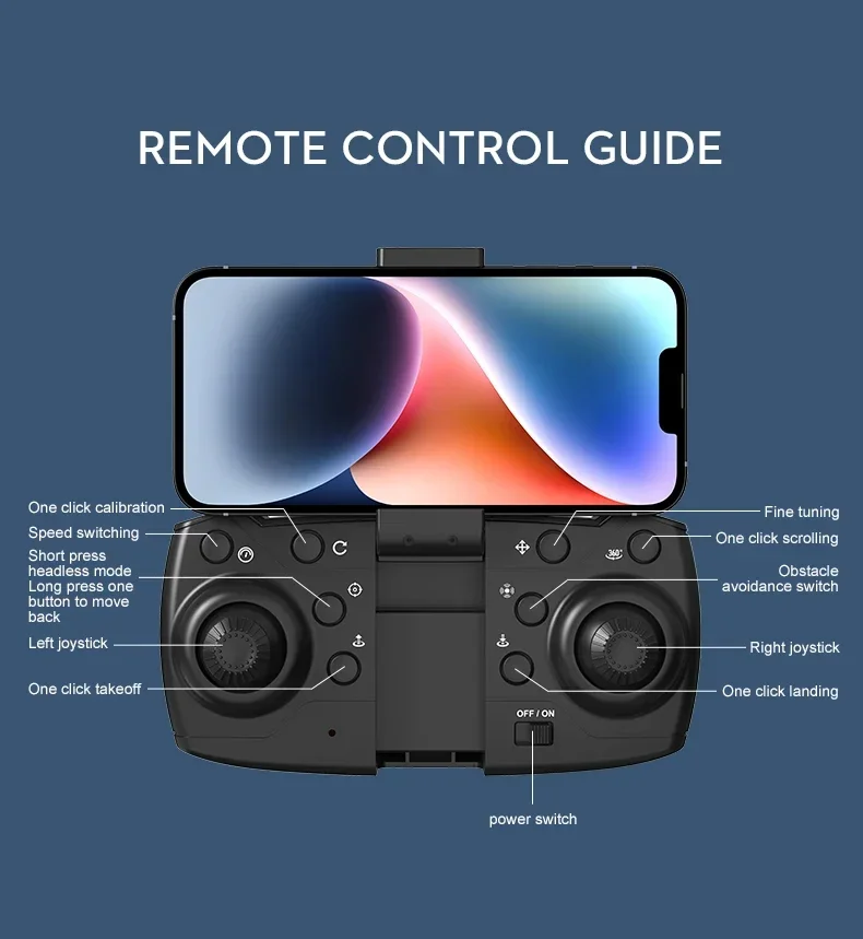 XT204 Drone RC kamera ganda 360 ° HD, Drone Quadcopter mainan