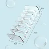 Eyeshadow Palette Organizer Makeup Storage Tray with Compartments Compact Cosmetic Rack for Women 6