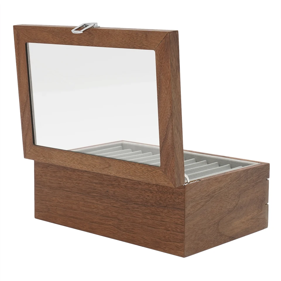 3 Tier Rosewood Fountain Pen Storage Display Case