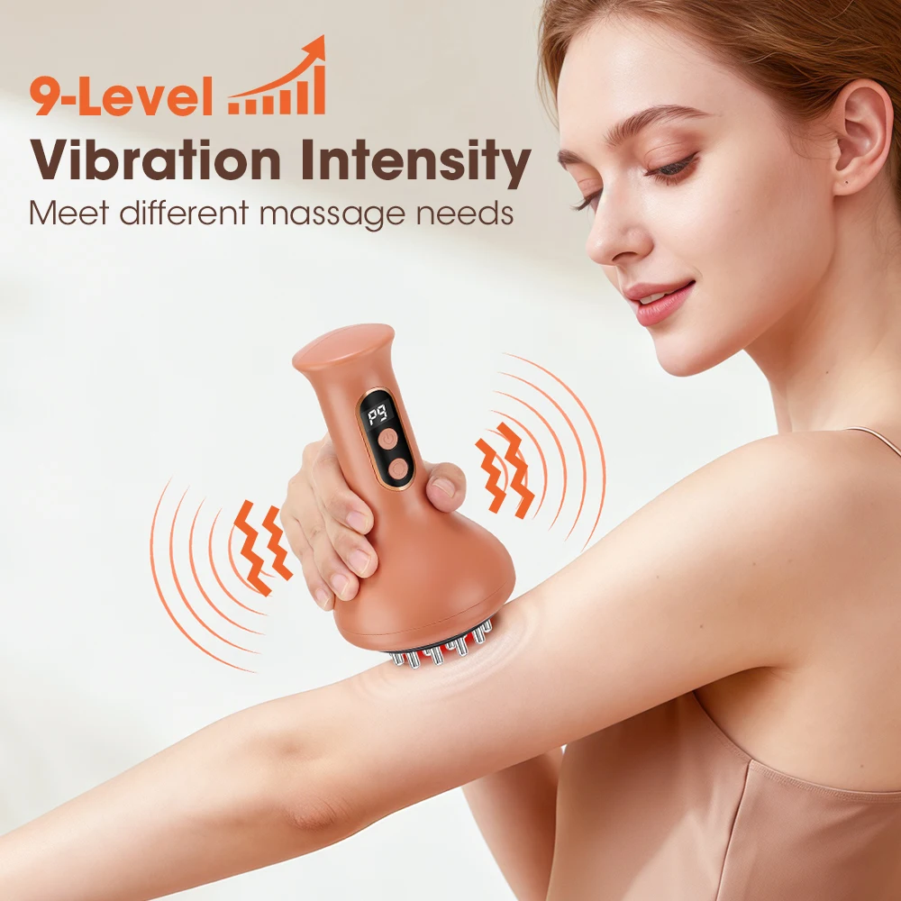 Rechargeable ABS Meridian Scraping Massager for Body Shaping