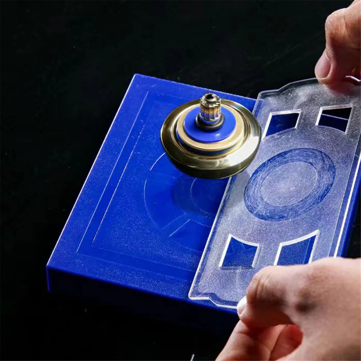 Magic UFO Levitation Magnetic Floating Spinning Top Desktop Decompression Rotating Gyroscope Antistress 3