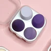4pcs Makeup Sponge Powder Puff Dry and Wet Combined Beauty Cosmetic Ball Foundation Powder Puff Bevel Cut Make Up Sponge Tools 3