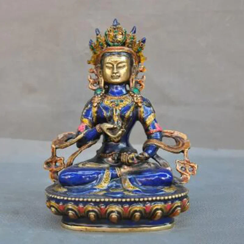 

Tibetan Buddhism bronze Cloisonne Gilt Vajrasattva Buddha statues tara Kwan-Yin