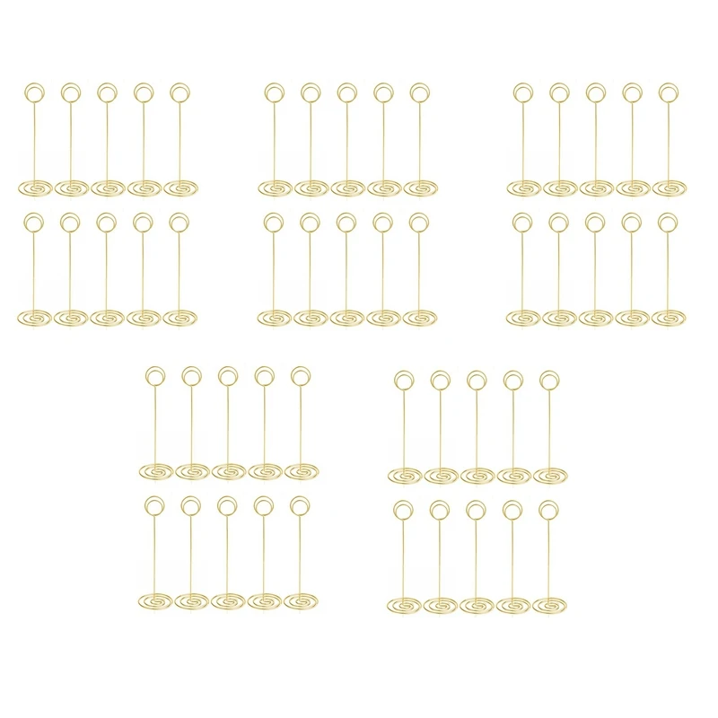

Table Number Holders 50Pcs - 8.75 Inch Place Card Holder Tall Table Number Stands For Wedding Party Graduation Reception