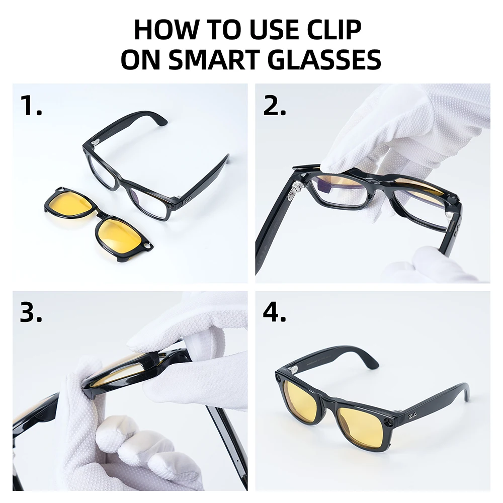 Hibloks Standard Glasses Clip Polarized Sunglasses lenses Anti-Glare UV Protect