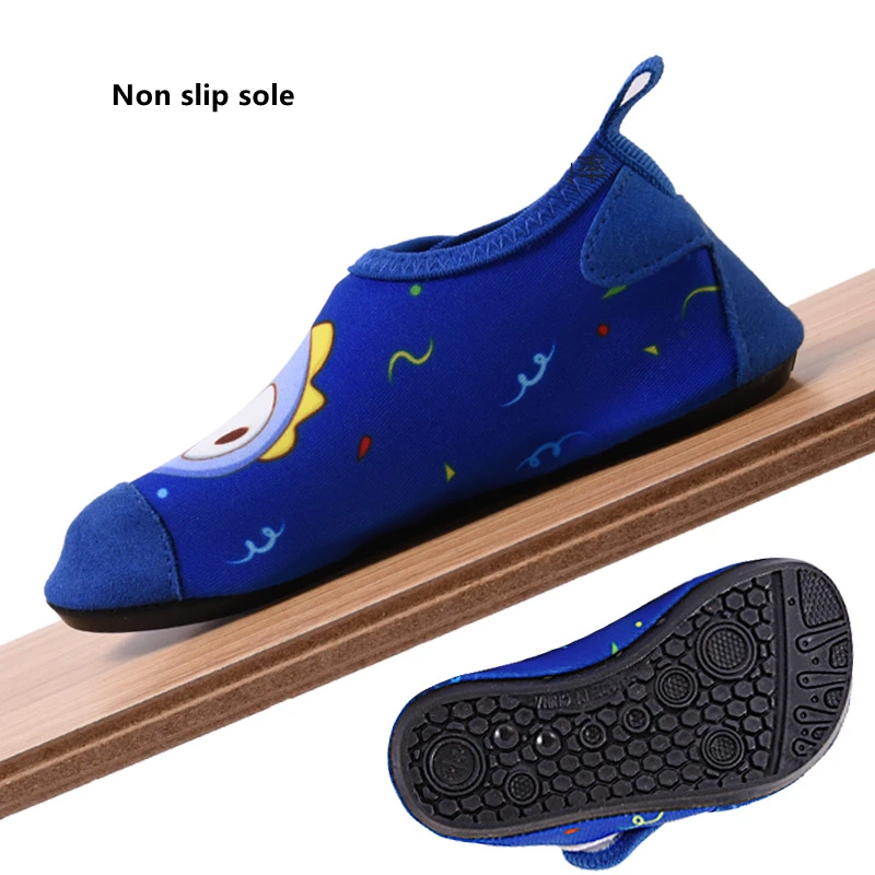 Water Shoes Summer Children Unicorn Dinosaur Swimming Outdoor Beach Wading Kids Quick-Dry Barefoot Sports Socks