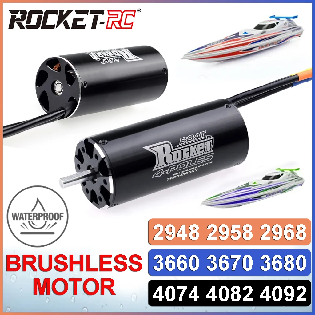Moteur Brushless 3660/3670/3680 880KV-4300KV pour RC 1/10