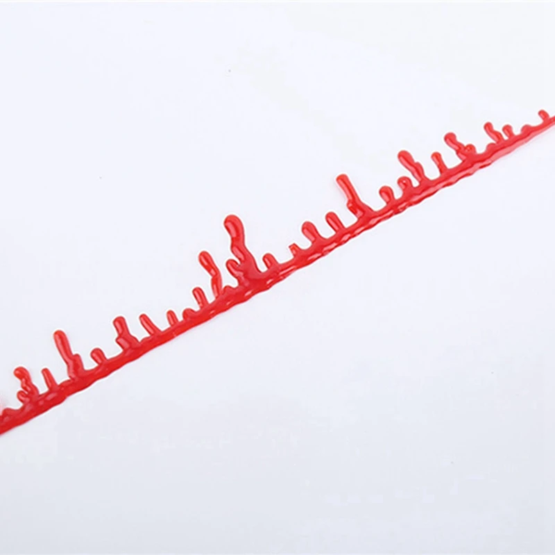 KARELLS Lot De 2 Colliers De Sang Effrayant Pour Halloween, Vampire, Horreur Rouge, Cicatrice Sanglante, Carnaval, Fête, Cosplay