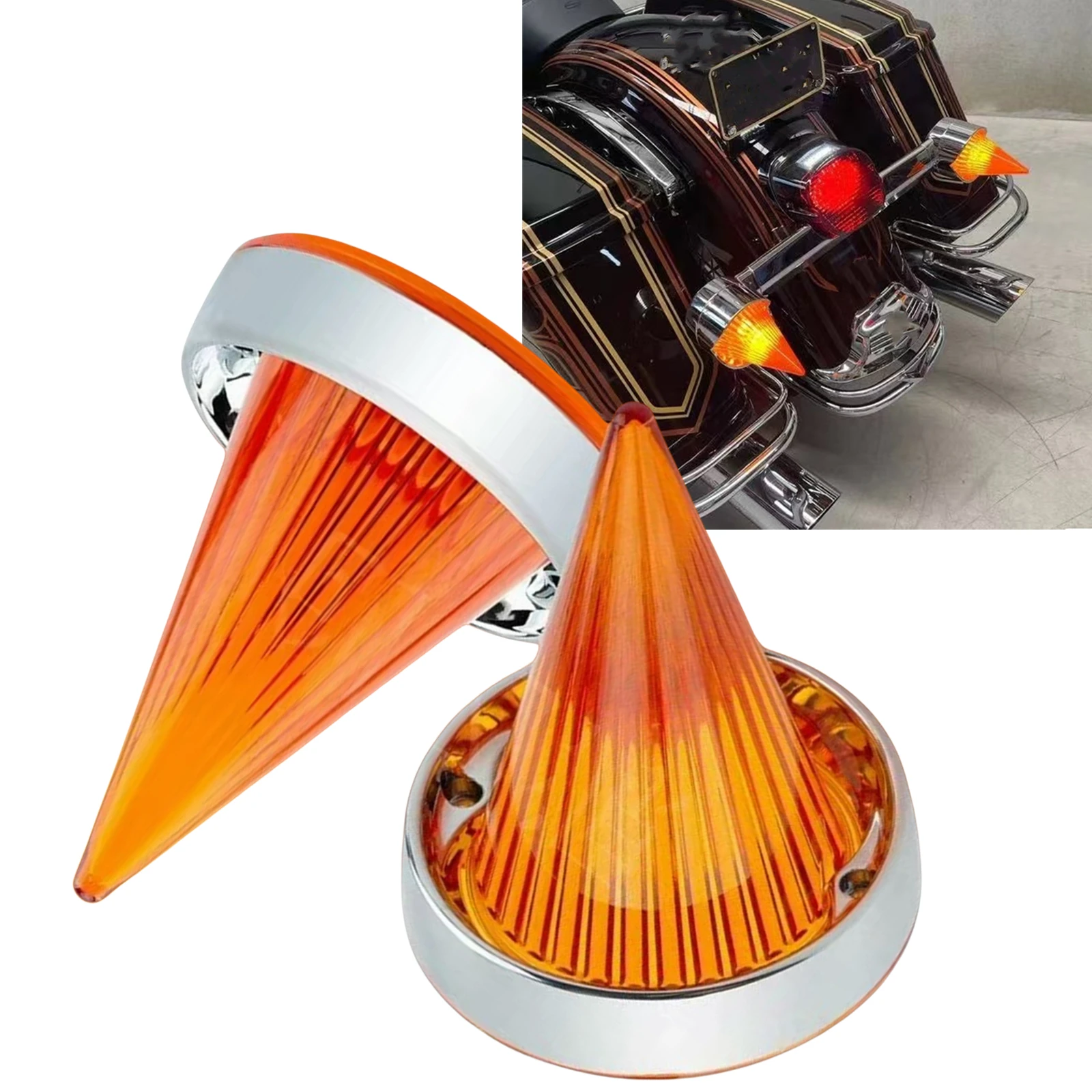 

Сигнал поворота для мотоцикла, брикет, отделка для Harley Touring Road Glide Road King Electra Glide Tour Glides