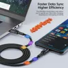 Toocki 100W Type C to USB C Cable PD 3.0 Quick Charge 4.0 Fast Charging Type C to Type C for iPhone 15 Macbook Samsung Xiaomi 4