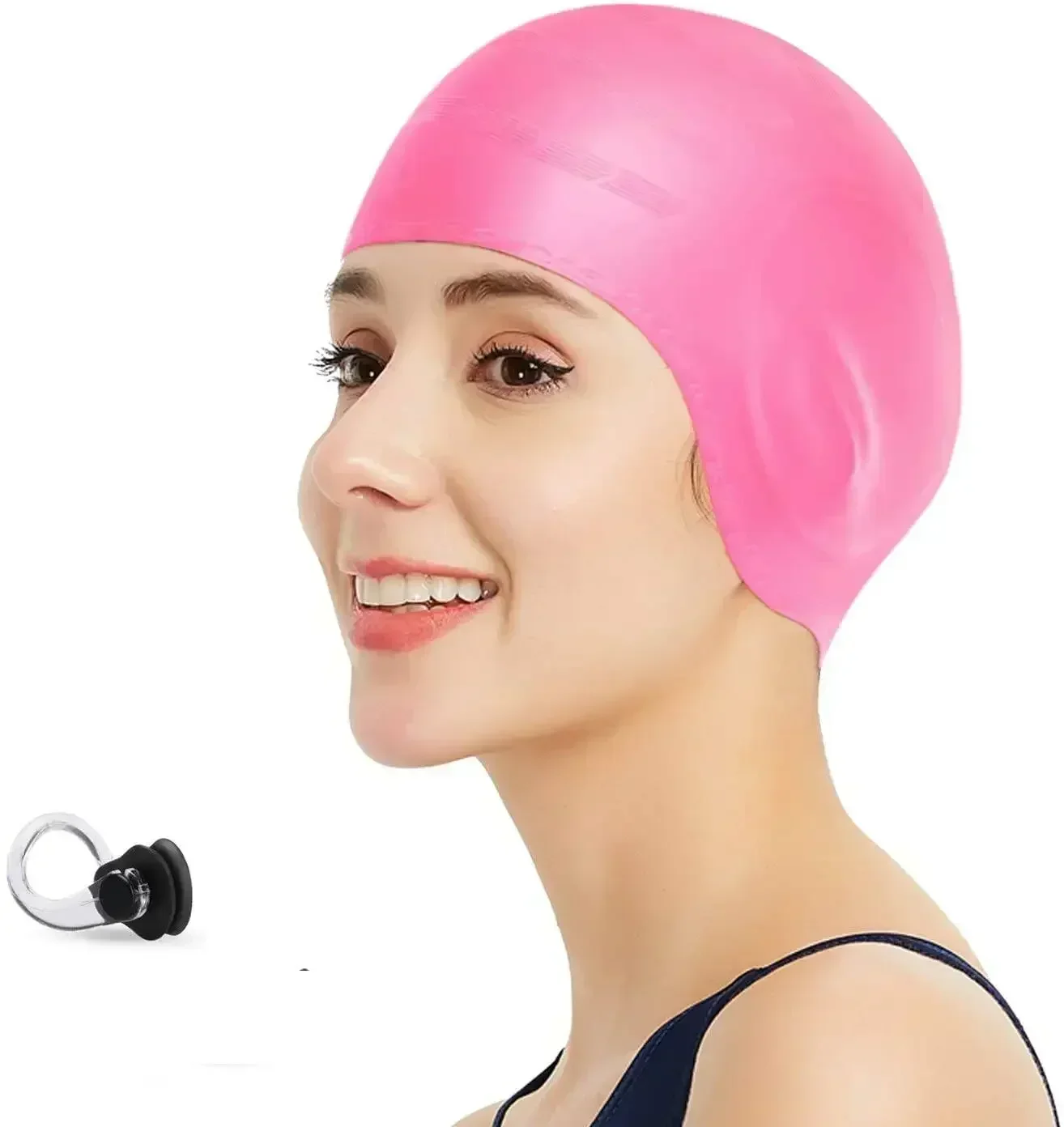Gorro de piscina de silicona para adultos, gorro i... - Grandado Gorro de piscina de silicona para adultos, gorro i... - Grandado