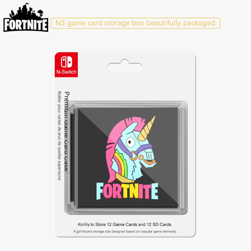 Fortnite Rainbow Smash Game Card Box Per Nintendo Switch Ns Cards Scatole Portaoggetti Portatili