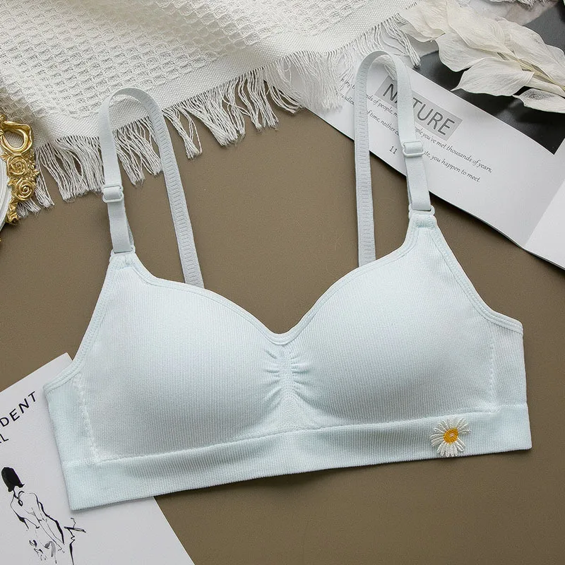 Summer Girl Underwear Cotton Teenage Young Teen In Bras Training Bras For  Girls Teenager Bra Small Breast Girl Lingerie