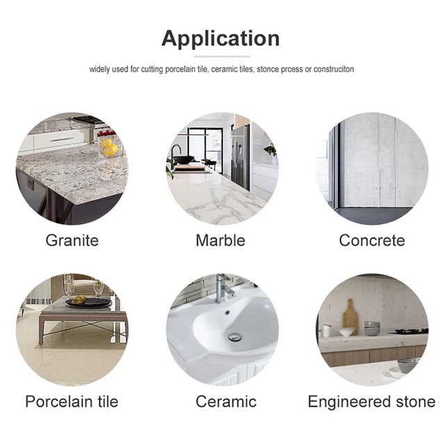 다이아몬드 Dry Cutting 블레이드: 다양한 재료를 마스터하는 다재다능성과 편의성