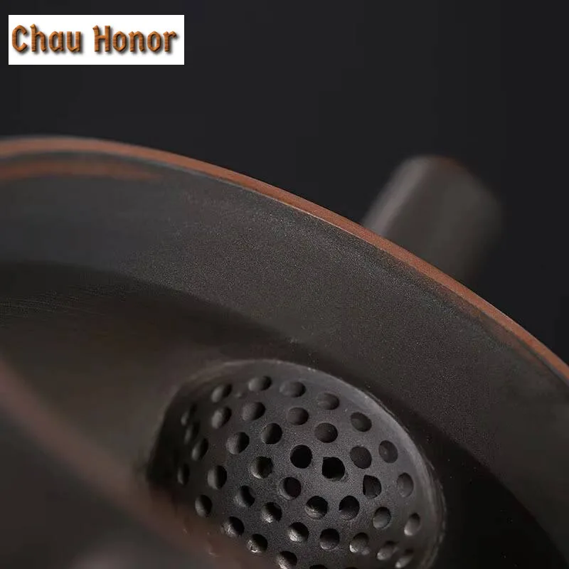 230ml Qingxi Purple Pottery Teapot Handmade Home Kung Fu Tea Set Unglazed Polished Iron Tire Single Pot Tea Ceremony Drinkware