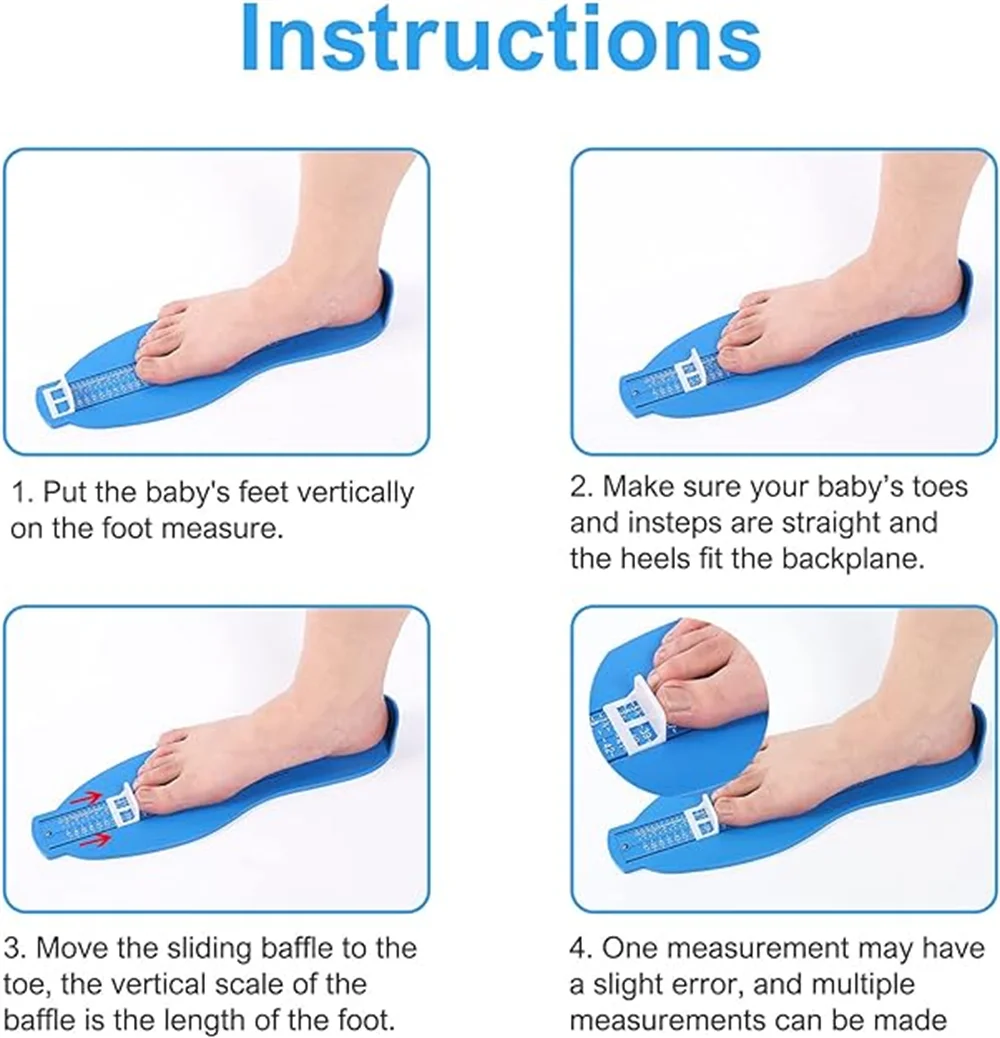Shoes Size Ruler Foot Measuring Device Shoes Size Measuring Ruler Tool Universal Instrument Shoes Fittings Gauge